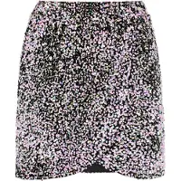Faina Saia brocado / rosa claro / prata