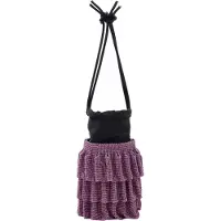 Faina Mala de bolsa malva / preto