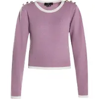 Faina Pullover ecru / malva