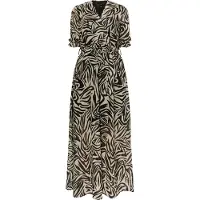 Faina Vestido estuque / preto