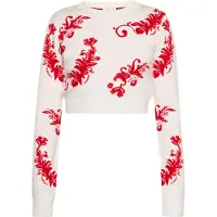 IZIA Pullover vermelho / branco
