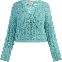 IZIA Pullover turquesa