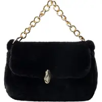 Faina Mala de ombro ouro / preto