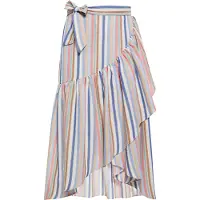 IZIA Saia azul / azul claro / castanho / offwhite