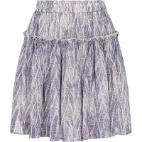 Faina Saia bege / azul-violeta