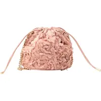 Faina Mala de bolsa ouro / cor-de-rosa