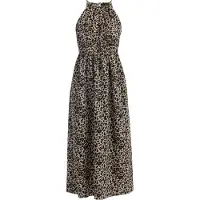 Faina Vestido bege / castanho claro / preto