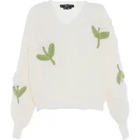 Faina Pullover maçã / branco natural