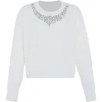 Faina Pullover branco lã