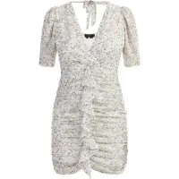 Faina Vestido ouro / cinzento escuro / cor-de-rosa / branco