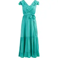 IZIA Vestido de verão turquesa