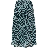 Faina Saia azul claro / preto