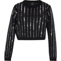 Faina Pullover preto / prata