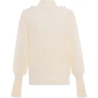 Faina Pullover branco lã