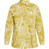 Usha Blusa mostarda / branco