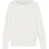 Faina Pullover branco lã