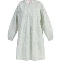 IZIA Vestido turquesa / branco