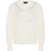 Faina Pullover branco lã