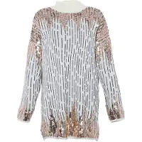 Faina Pullover ouro / rosa escurecido / preto / branco lã