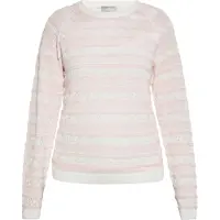 Usha Pullover cor-de-rosa / branco
