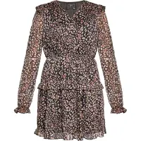 Faina Vestido ouro / rosa / cor-de-rosa / preto