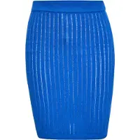 IZIA Saia azul cobalto