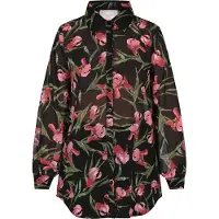 Usha Blusa mistura de cores / preto