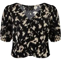 Faina Blusa bege / preto