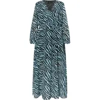 Faina Vestido azul claro / preto
