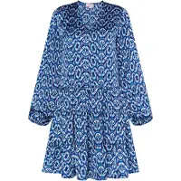 IZIA Vestido de verão azul claro / azul escuro / orquídea