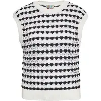 IZIA Pullover preto / branco