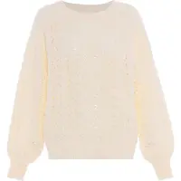 Faina Pullover branco lã