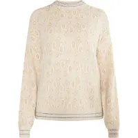 Usha Pullover 'Rakata' creme / caramelo / preto / branco