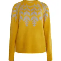 Usha Pullover 'Lurea' caril / cinzento-prateado