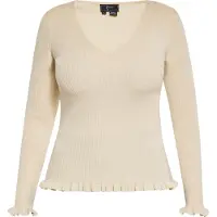 Faina Pullover bege claro