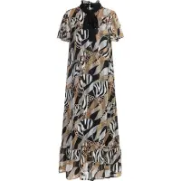 Faina Vestido bege / preto