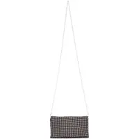 Faina Clutches preto / prata