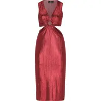 Faina Vestido de cocktail vermelho