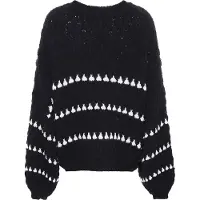 Faina Pullover preto / branco