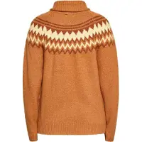 IZIA Pullover caramelo / castanho escuro / amarelo