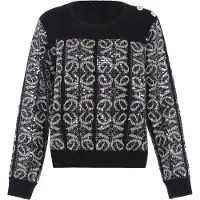 Faina Pullover preto / offwhite