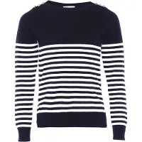Usha Pullover marinho / branco