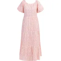IZIA Vestido rosa / branco