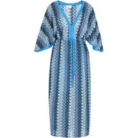 IZIA Vestido de verão azul / mistura de cores