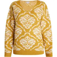Usha Pullover 'Sivene' caril / branco