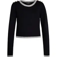 Faina Pullover 'Paino' cinzento / preto