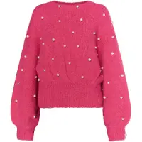Faina Pullover 'Dulcey' rosa / branco pérola