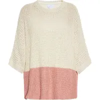 Usha Pullover creme / cor-de-rosa