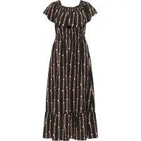 Faina Vestido ouro / preto