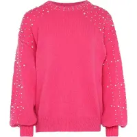 Faina Pullover amora / branco pérola